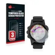 Garmin fenix 5S (42mm), 3 x Xtreme HD33 Tempered Glass Screen Protector