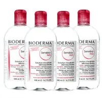 在飛比找PChome24h購物優惠-法國 BIODERMA 舒敏高效潔膚液500ml 4入組