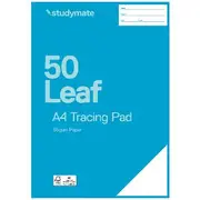 Studymate A4 70gsm Tracing Paper Pad 50 Sheets