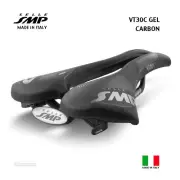 Selle SMP VT30C GEL CARBON Saddle : VELVET TOUCH BLACK - MADE IN iTALY!