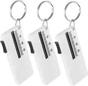 PAMINGONO Tire Depth Gauge Tool for Car 3pcs Tire Thread Gauge Easy to Read Abs Material