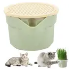 Easy To Grow Cat Grass Box Planter Reusable Grass Sprouter Tray Indoor Cats
