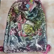 Jojo Claire's Reversible sequined drawstring bag Backpack