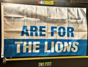 Football Flag FREE SHIPPING Detroit Lions Jared Goff Man Cave Beer USA Sign 3x5
