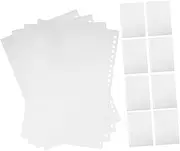 Parliky Pcs a Binder Notebook Refill Pages Blank Calendar Inner Pages Pre-Holed for Art Planning Sketching
