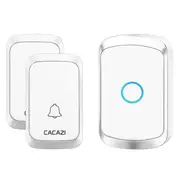 A50 Wireless Music Doorbell Waterproof Battery 2 Button 1 Receiver Home Bell Wireless Ring Bell Chime