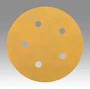 3M Hookit Gold Film Disc 255L, 5 in x NH, 5 Hole, P220, D/F, Die 50 (Case of 4)