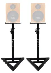 (2) Rockville Adjustable Studio Monitor Speaker Stands For Rockville DPM5C