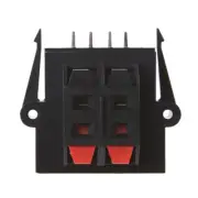 Plastic and Metal Material Speaker Terminal Strip Block 4 Pin Terminal Block