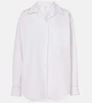 [The Row] The Row Ashlin cotton poplin shirt AU 8 white