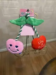 LIFE IS GOOD Beautiful Berries Interactive Plush Dog Toy Clinker & Squeaker