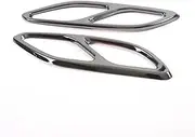 End Pipes Car Exhaust Pipe Tail Cover Trim Styling Decoration 2 Pieces, For Benz CLA Class C118 W118 2020-2023 Car Exhaust Tip Pipe