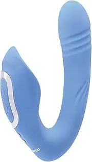 Evolved Evolved Tap & Thrust G-Spot Vibrators Blue One Size