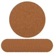 60 Pcs Cork Coasters Heat-resistant Tumbler Pads Anti-skid Cup Mats