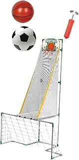 2 in 1 Kids Basketball Hoop for Boys Girls Easy Assemble Basketball Toy