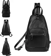 Small Backpack for Women,RAVUO Anti Theft Sling Bag Ladies Backpack Purse Fashion PU Leather Convertible Crossbody Daypack