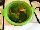 Mini Microwave Steamer Gray Plastic 3-cup Capacity Ideal For Single Serving New