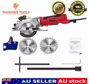 Thunder Tools 580W 115MM Mini Circular Saw 24 And 48 TCT Blade With Laser Guide