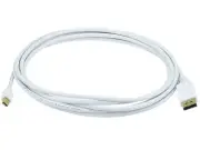 Monoprice 10ft 32AWG Mini DisplayPort to DisplayPort Cable, White