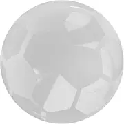 GAROZATION Crystal Football Clear Soccer Ornament Crystal Soccer Decors Soccer Crystal Ball Decoration Crystal Ball Ornament Crystal Crafts Desk Crystal Ball Decor Small Soccer