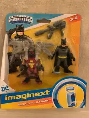 FISHER PRICE IMAGINEXT DC SUPER FRIENDS FIREFLY & BATMAN