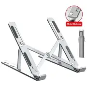 Aluminum Laptop Stand Holder Adjustable Desk Portable Notebook Foldable Riser