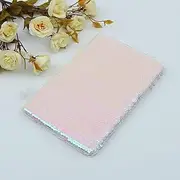 (Pink) Sparkly A5 Sequin Reversible Notebook Birthday for Everyday Use Writing Projects Make Lists and Take Notes