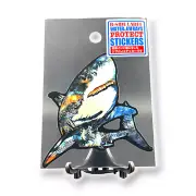 Shark Sticker from Japan Great White Colorful Force Nature Quirky B-Side Label