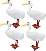 WESIEVYA Unique for Boys and Girls: 4pcs Simulation Crane Clockwork Toys Adorable and Fun for Toddlers 1-3 Years Old