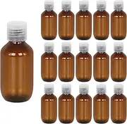 Healvian 16Pcs Leak Sub Bottles for Emulsion Portable Travel Makeup Containers with Flip Top Reusable and for Trip and Family Travel