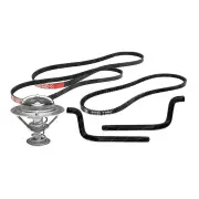 Gates Thermostat Heater Hose Drive Belt Kit for Mitsubishi Pajero NJ NK 94-97