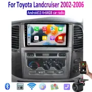 9'' Wireless Carplay Android auto head unit radio For Toyota Landcruiser 2002-06 (for: Toyota)