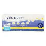 Natracare Tampons (Non-Applicator) - Super | 20pk / Super