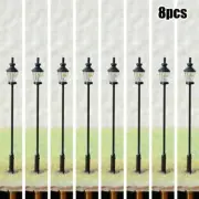 Railroad Light Model With Wires 8pcs/Set Accessories Antique OO/HO Scale