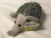 SPARK CREATE IMAGINE Plush Gray Elephant Animal Scrubs Baby Wash Cloth