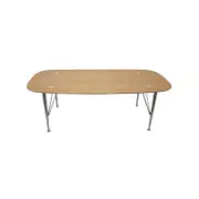 2 Scandinavian Wooden Coffee Table - Metal Legs - Oak