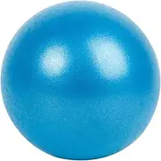 Mini Pilates Ball with Inflatable Straw, 9 Inch Exercise Ball Ideal for Yoga Exercise Pilates Physical Therapy Stretching Core Fitness, Anti-Burst Non-Slip, Stability