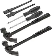 NOLITOY 2 Sets Archaeological Excavation Tools Brush Dinosaur Dig Tools Kit Dinosaur Digging Tools for Small Kits Mini Educational Black Metal