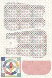 Lori Holt Cook Book Home Décor Apron Panel Luncheon *HD11771-PANEL*