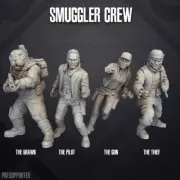 Smuggler Crew 1 - SKULLFORGE | Legion compatible - 3D printed