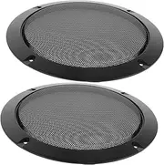 2pcs Waffle Speaker Mesh Cover for Car Audio System Stylish Speaker Grille Replacement to Protect and Enhance Sound Performance