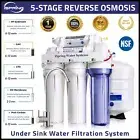 iSpring Under Sink Reverse Osmosis RO Water Filter System, NSF Certified,75 GPD