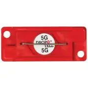 Drop-N-Tell Indicator, 5G, Red, 25/Case