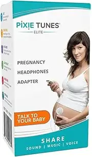 Pixie Tunes Elite Baby Bump Headphone & Pregnancy Speaker Adapter