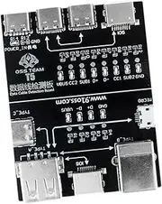 BaotyJie USB Cable Tester,Data Cable Detection, Sturdy Type C Lighting Micro Board Lightweight Data Wire Test Board