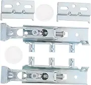 Homoyoyo 1 Pair Cabinet Hanging Kit Durable Cupboard Hanger for Hidden Hanging Fittings for Kitchen Cabinets and Furniture Storage