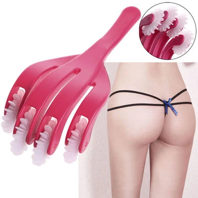 Slimming Buttocks Leg Thigh Waist Hip Beauty Anti-Cellulite Claw Roller Massager
