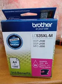 在飛比找Yahoo!奇摩拍賣優惠-☆呈運☆Brother LC535XL-M紅LC-535XL