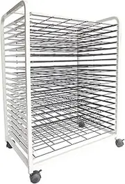 Art Drying Rack for Classroom,Studio Art Training Rack,20 Removable Shelves Drying Easel,Suitable for Office File Storage Box