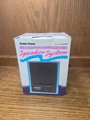 Radio Shack Mini-Amplified Speaker System Model 32-2040 RARE